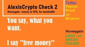 free money HONEYGAIN APP/PC -   is LEGIT, no investment, pays out- AlexisCrypto CHECK 2