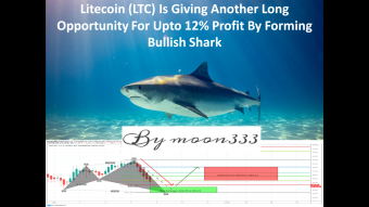 Litecoin (LTC) Is Giving Another Long Opportunity For Upto 12% Profit By Forming Bullish Shark