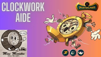 Clockwork Aide | The Miss Minutes from Loki TV series is now in Splinterlands!
