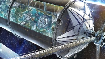 The head of the Amazon will build a city on Earth's orbit and communicate it with the Moon.