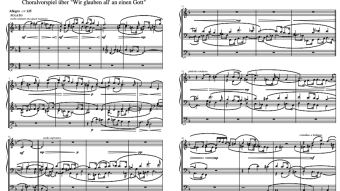Prelude on "Wir glauben all' an einen Gott" [Philip Daniel; 2017]