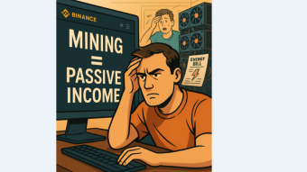 Binance Academy, This Is Embarrassing: Crypto Mining Is NOT Passive Income.