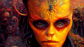 Planet of the wasps | 30 Artworks I made with Midjourney