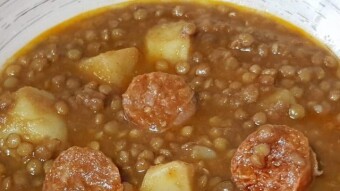 Lentils with Chorizo