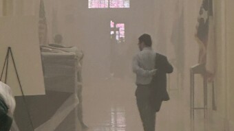 Fire in a Congress Building Causes Evacuation