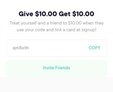 $5 Credit with Bitcoin/Cash Back App Pei