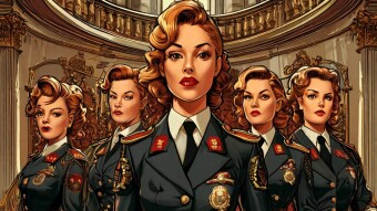 In the service of the German occupation authorities