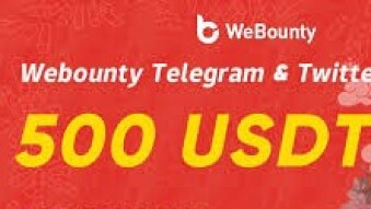 WEBOUNTY EVENT -Bitbull (500 USDT GIVEWAY !)