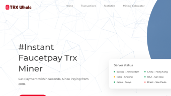 Free TRON, TRX from TRXwhale, passive income