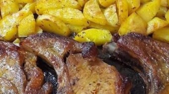 Foodbook #1085 steaks with potatoes