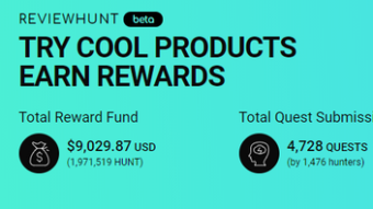 Review Hunt is a new platform that we can earn cryptocurrency