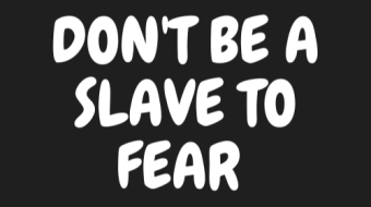 DON'T BE AFRAID OF CRYING