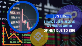 Just In: Binance Users Receive $20 Million Worth of HNT Due to Bug