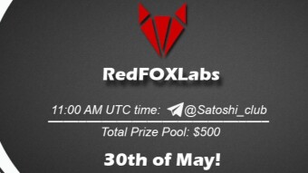 Join the AMA of Satoshi Club x RedFOX. Rewards: 500 USDT, May 30th.