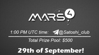 Join the AMA of Satoshi Club x Mars4. Rewards: 500 USDT, September 29th.