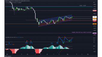 Bearish Double Divergence on BTC & The S&P 500 to watch given the high correlation with BTC at 90%