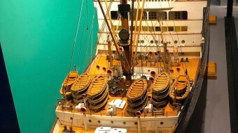 Huge Gallery of Miniature Ships and Yachts in Chicago Science & Industry Museum