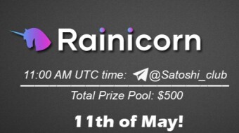 Join the AMA of Satoshi Club x Raini. Rewards: 500 USDT, May 11th.