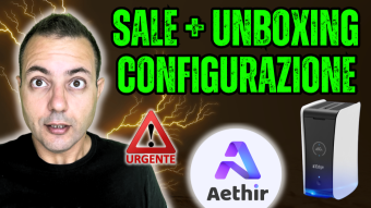DISPOSITIVO DEPIN A.I. a CASA TUA: SALE ESCLUSIVA (100$ 🎁) CONFIGURAZIONE + UNBOXING Aethir Edge!!