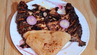 Vídeo de la receta de barbacoa de pescado Takchanda