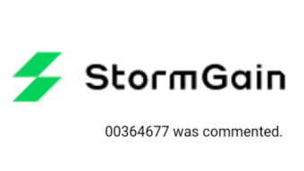 StormGain Referral Stats Down - Support Reply