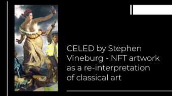 CELED by Stephen Vineburg - NFT artwork as a re-interpretation of classical art