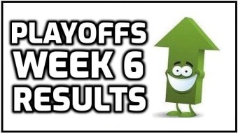 Playoffs Week 6 Results | 9W-5L-0P | +1.498 Units Profit