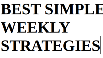 Weekly simple profitable strategies (week March 4 -March 10, 2024)