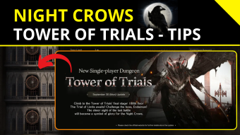 Night Crows 🌒| Tower of Trials - Tips n Tricks [EN/PT]