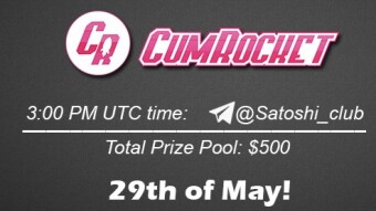 Join the AMA of Satoshi Club x CumRocket. Rewards: 500 USDT, May 29th.