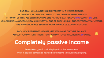 Centric Capital is giving 10$ Bonus for New Users, Sign Up to get it