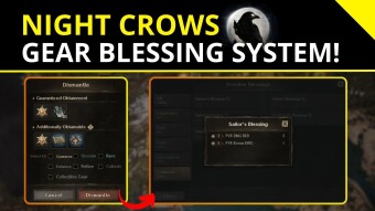 Night Crows 🌒| New System - Gear Blessing!