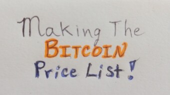 Forming A Bitcoin Price List, For Future Reference...