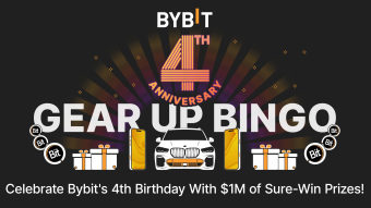 Bybit Celebrates 4th Anniversary with 1,000,000 USDT in Prizes, Proving Dedication to Reliability and Transparency