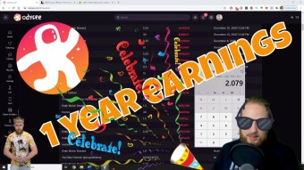 1 Year LBRY TV Odysee Earnings 🤑🥳🤑