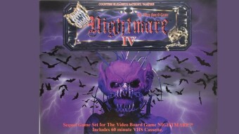 Nightmare Atmosphere IV 4 Elizabeth Bathory Vampire - Original VHS/VCR Interactive Board Game - Review and Complete Original Video