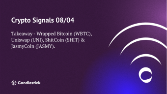 🍳 Crypto Signals 08/04 - BTC, UNI, SHIT & JASMY
