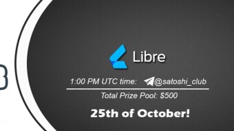 Join the AMA of Satoshi Club x Libre. Rewards: 500 USDT, October 25th.