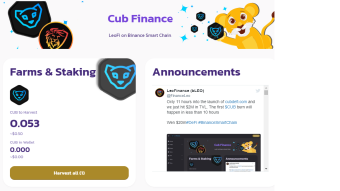 Getting involved in DeFi thanks to Cub Finance