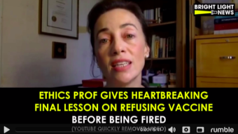 Ethics Professor Fired for Refusing Experimental Vaccine