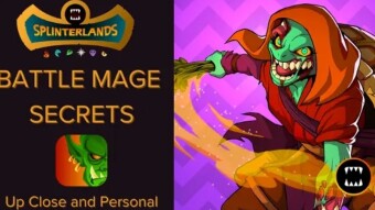 Splinterlands Battle Mage Secrets - Chimney Stopwall Gets Too Close... And Too Personal