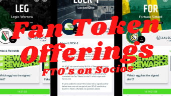 FTO's - Fan Token Offerings | Two FTO's will take place at the beginning of May 2021