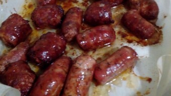 Foodbook #282 hand made sausages and Imam bayildi