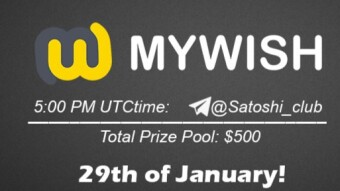Join the AMA of Satoshi Club x MyWish. Rewards: 500 USDT, January 29th.