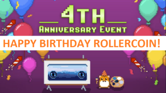 Happy 4th birthday RollerCoin!!