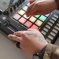 Live Drum'n Bass Jam with a DJ Scratching