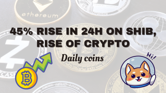 SHIB grows by 45% in 24 hours