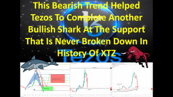 This Bearish Trend Helped Tezos To Complete Another Bullish Shark At The Support That Is Never Broken Down In History Of XTZ