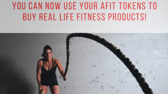 You can now use your AFIT tokens to buy fitness products!