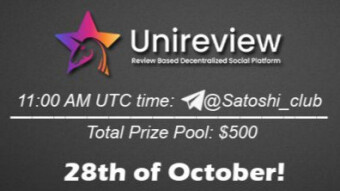 Unireview x Satoshi Club AMA Recap from 28th of October